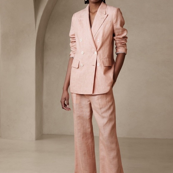 New - Banana Republic retail store - palma linen blazer - Picture 1 of 7